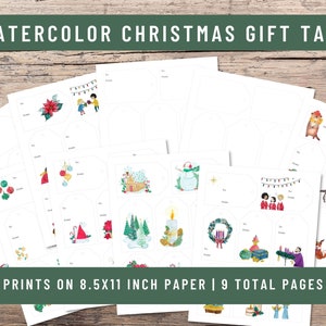 Printable Christmas Gift Tags | Christmas Tags Printable for Teachers, Printable Gift Tags Christmas, Printable Christmas Gift Tags
