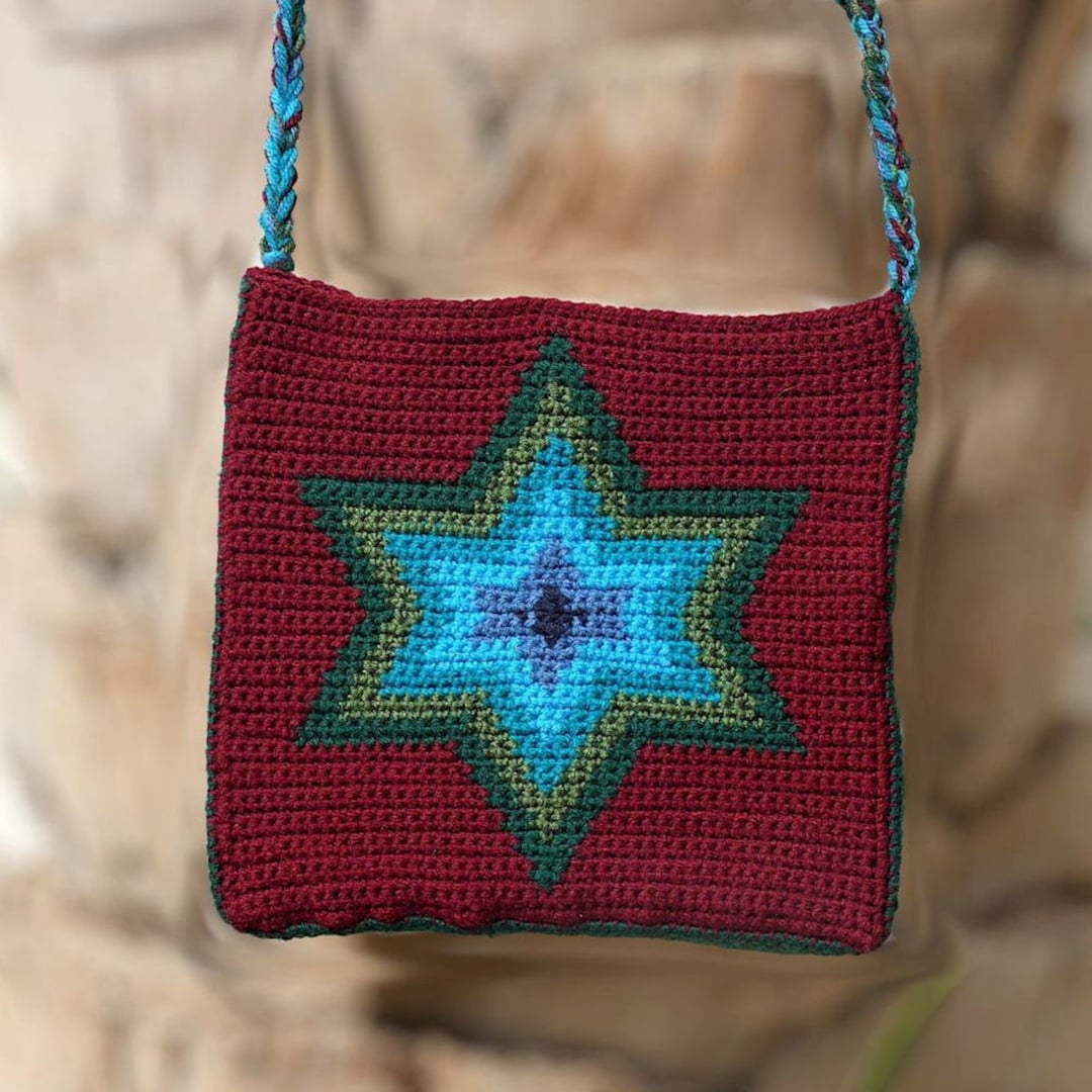 Star Bag - Graphghan Rochet Pattern - Etsy