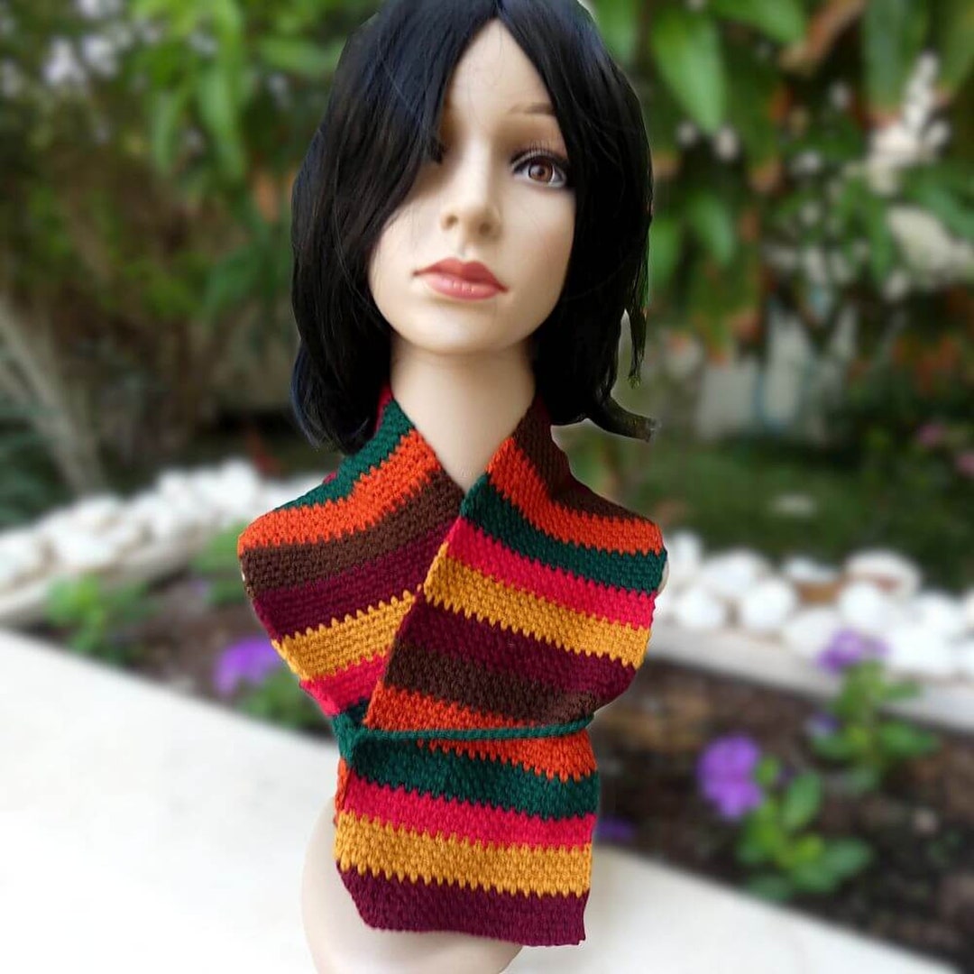 Short Scarf Pattern Free (ish) Crochet Short Scarf Pattern PDF – Easy Beginner Winter Scarf ...