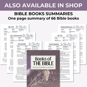 Bible Study Printable, In depth Bible Study Worksheets, Digital Bible Study, Devotional Journal, Prayer Journal, Topical Bible study PDF image 7