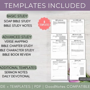 Bible Study Printable, Beginner Bible Study With a Guide, Bible Verse ...