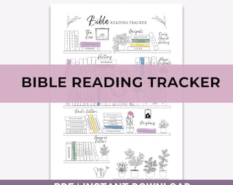 Bible Reading Tracker Undated Teenager Bible Reading Books of the Bible Chapter Reading Plan Kids Bible Reading Log