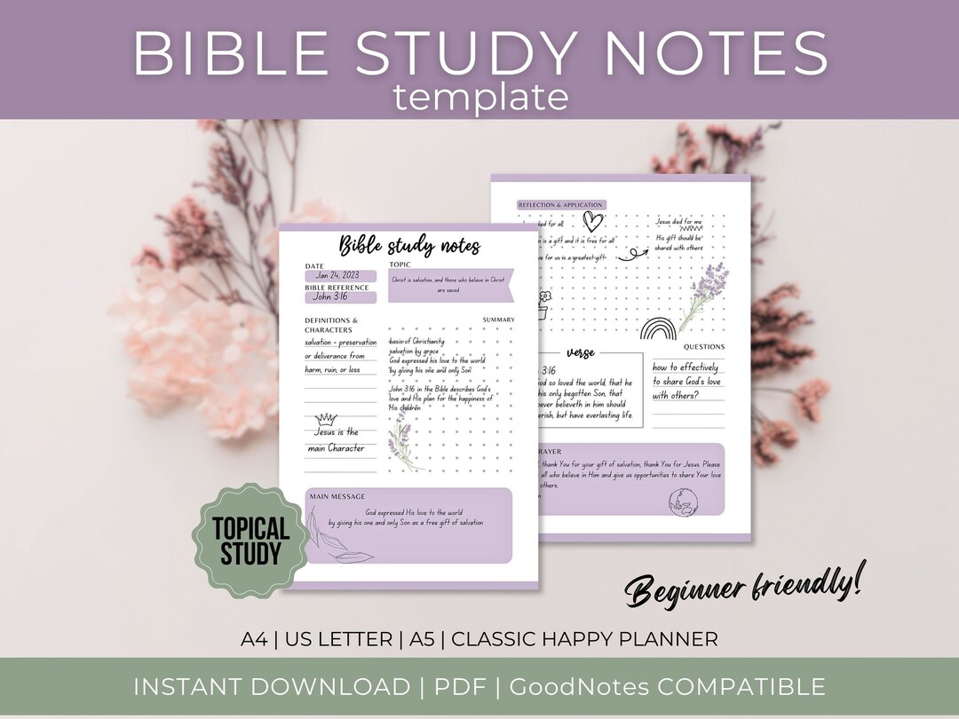 Bible Study Printable, Topical Bible Study, Digital Bible Study ...