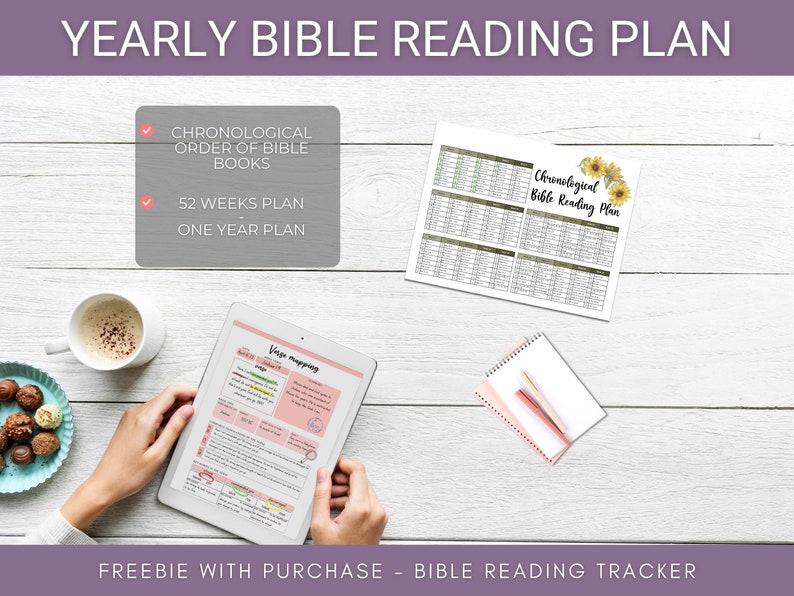 Chronological Order Bible Reading Plan, Bible in One Year Monthly ...