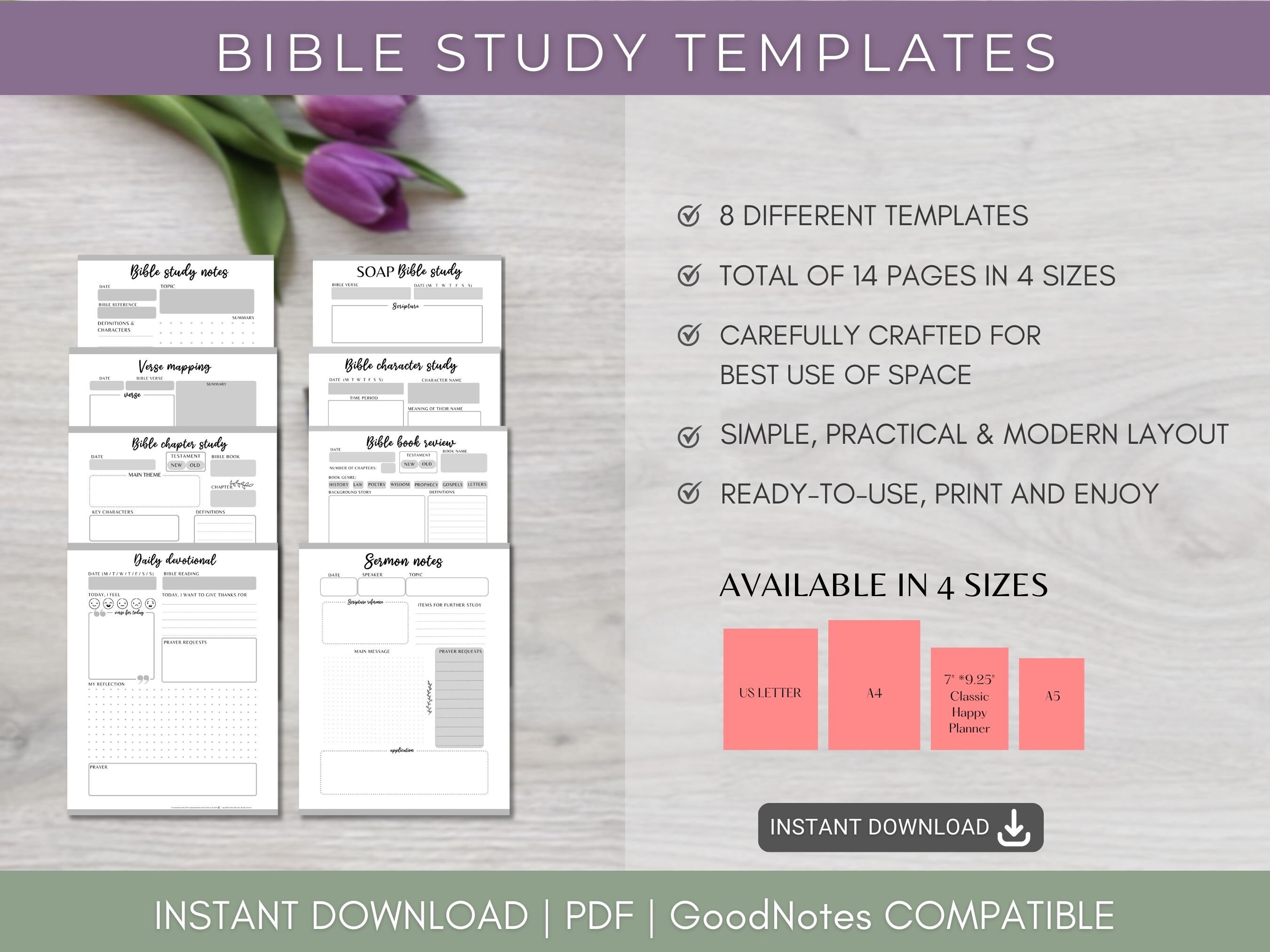 Bible Study Printable Beginner Bible Study With a Guide - Etsy