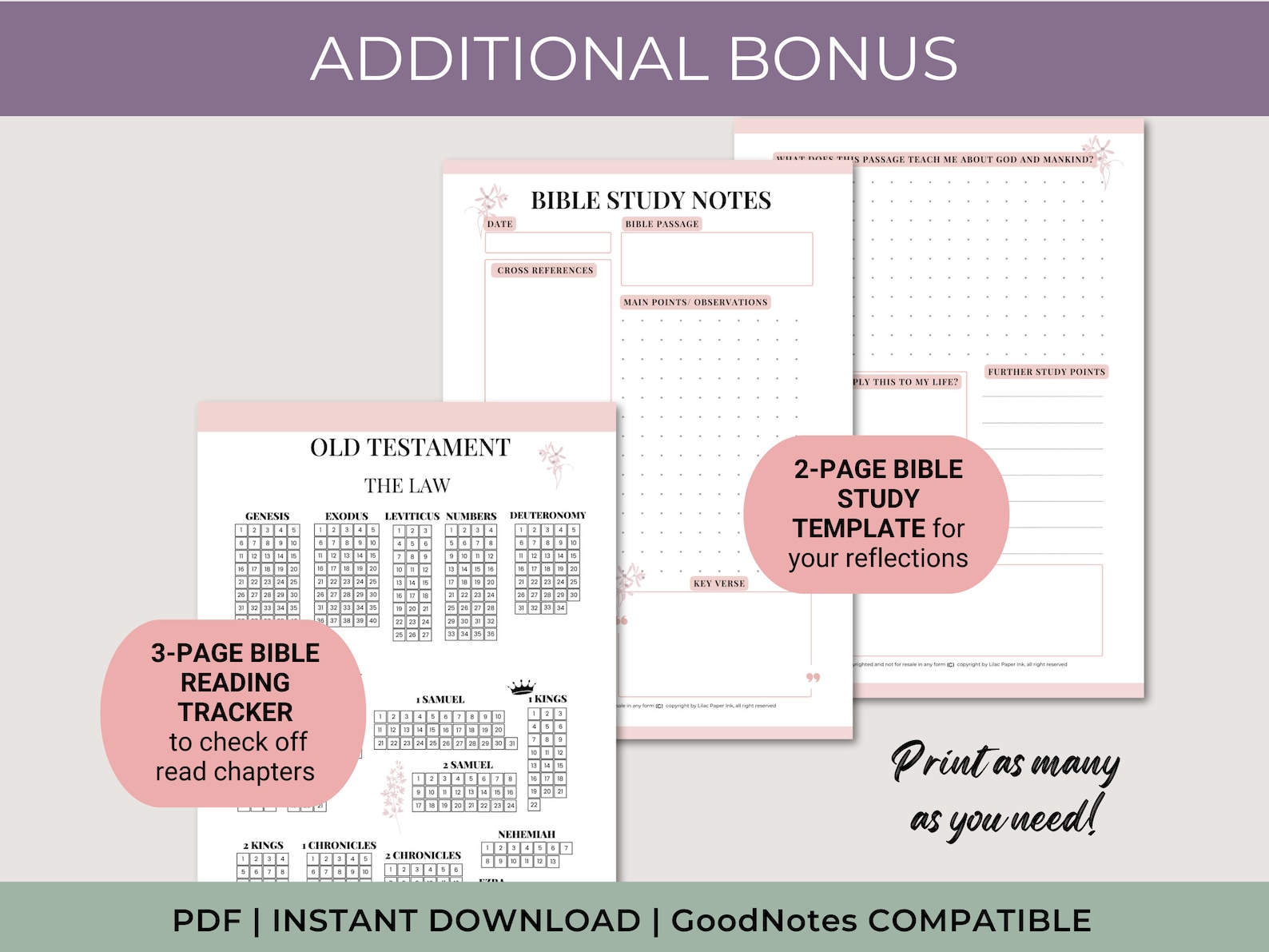 Bible Study Guide for Beginners Bible Inserts Faith Bible Journal ...
