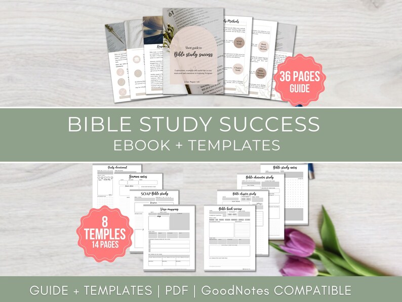 Bible Study Printable, Beginner Bible Study With a Guide, Bible Verse ...