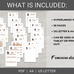 May include: A digital planner with 36 pages, designed for use on a tablet or printed out. The planner includes a variety of pages for prayer, gratitude, and other personal reflection. The planner is available in US Letter and A4 sizes.