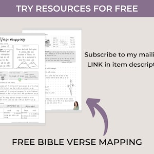 May include: A printable worksheet with the title "Verse Mapping" and the text "Have I not commanded you? Be strong and courageous. Do not be afraid, do not be discouraged, for the Lord your God will be with you wherever you go."  The worksheet includes a table with the headings "Commanded you", "Strong", and "Discouraged".