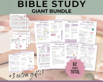 Bible Study Journal Printable Faith Journal Bible Study Guide Printable Bible Study for Women Digital Bible Study
