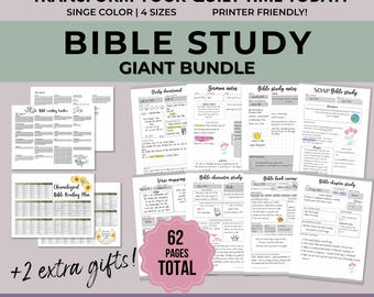 Bible Study Journal Printable Faith Journal Bible Study Guide Bible Study for Women Digital Bible Study Daily Devotional SOAP Study