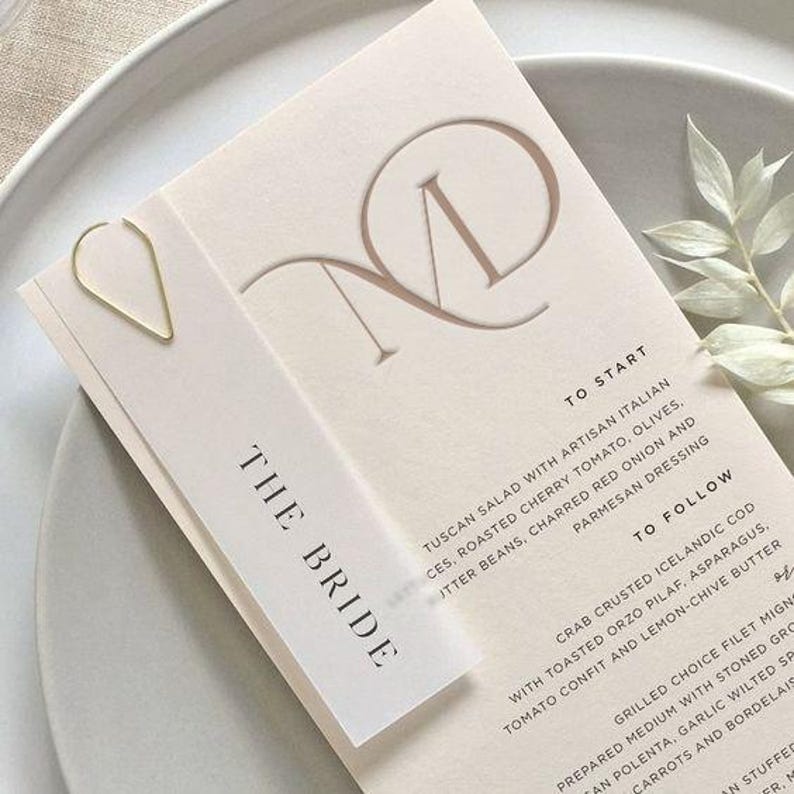 Roasted Monogram Custom Wedding Logo With Two Initials, Custom & Bespoke Wedding ...