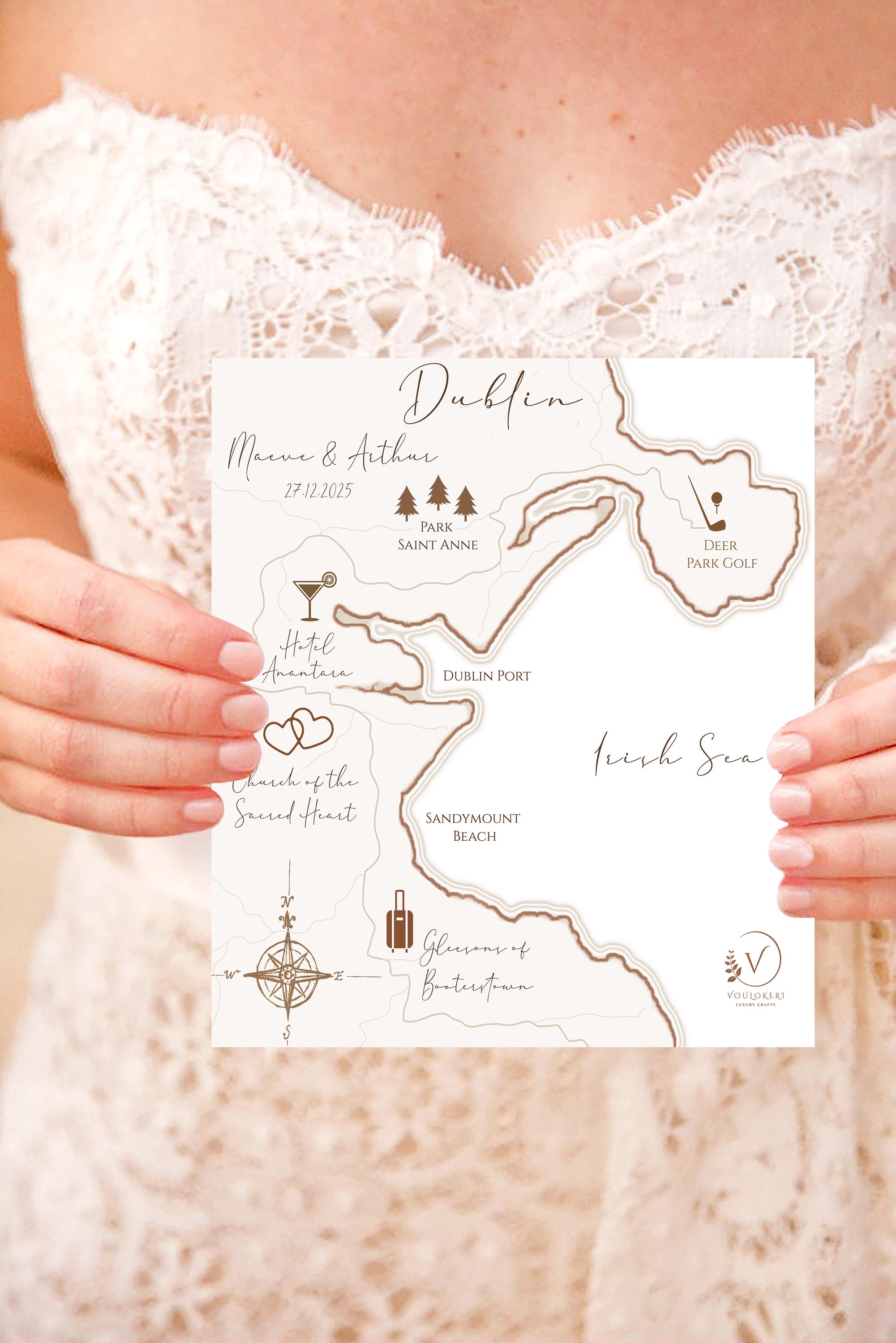 Personalized Digital Sketch Wedding Venue Map as a Line Art, Sketch ...