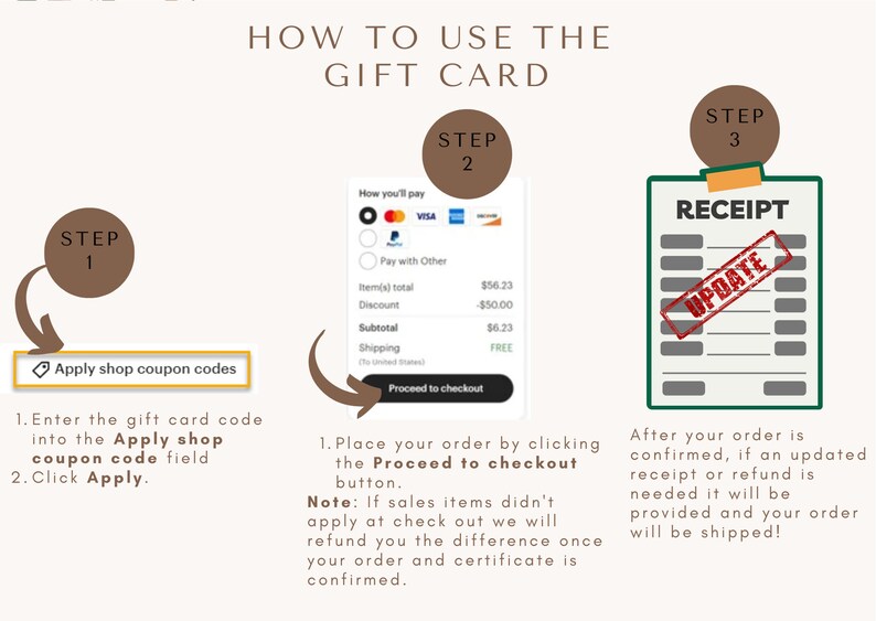 50 Dollar Gift Certificate Voucher Gift Card E Gift Card Last Minute