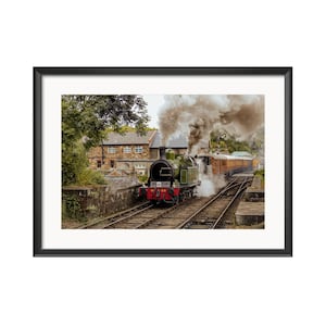 North Yorkshire Moors Railway | Grosmont View Point, NYMR, British Railways, Grosmont, Steam Train Photography Prints, Wall Art, Home Decor