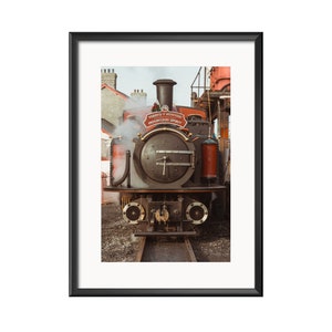 DLG on the coaling stage at Porthmadog | Ffestiniog Railway, Welsh Railways, Narrow Gauge Railway, Locomotives, Steam Trains, Prints