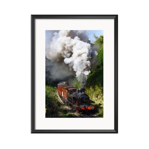 North Yorkshire Moors Eisenbahn Drucke, Beckhole, NYMR, Tank Lokomotive, Güterzug, Gala Wochenende, Dampflokomotive, Gala Ereignis