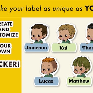 Etiquettes de nom personnalisées | Stickers personnalisés | Porte-noms pour enfants | Etiquettes prénom pour enfant | Etiquettes pour garderies | Etiquettes pour enfants d'âge préscolaire | Repassez les étiquettes