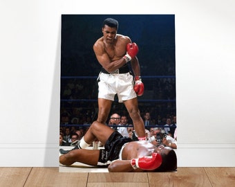 Póster premium de Muhammad Ali, póster premium de Muhammad Ali Victorius, póster de boxeo motivacional