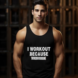 Funny Gym Sayings Workout Fitness Humor Gift Casual Tank Top Tee Shirt  Women Men