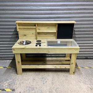 Fully treated mud kitchen / messy play station