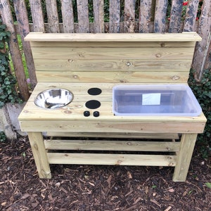 Fully treated mud kitchen / messy play station