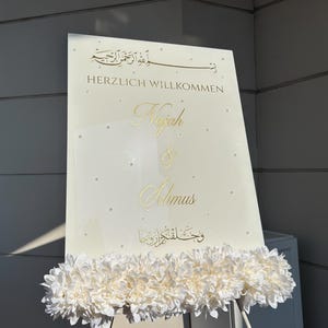 Empfangstafel, Willkommenstafel, Willkommensschild, Henna/Hochzeit/Geburtstage/Verlobung