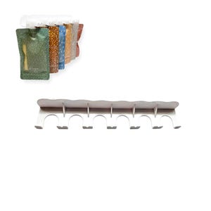 Food Pouch Hanger Organizer – Fridge Cabinet Storage Rack for Baby Food, Yogurt & Squeeze Pouches – Space-Saving Solution