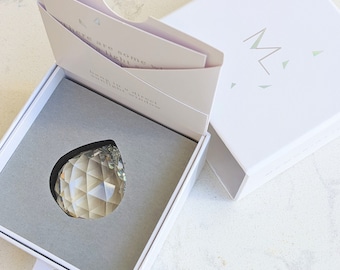 LIVRAISON 2-3 JOURS - Cristal de deuil Memorialight Sympathy Gift avec carte souvenir - Mémorial pour le souvenir du conjoint, enfant, mari, maman, papa, animal de compagnie