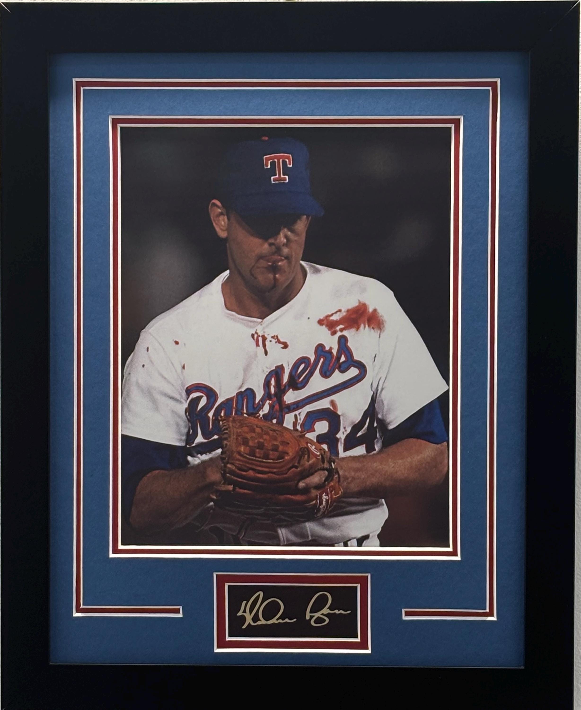 Nolan Ryan Bloody Lip 8x10 Photo Framed – 16x13 Overall - Etsy