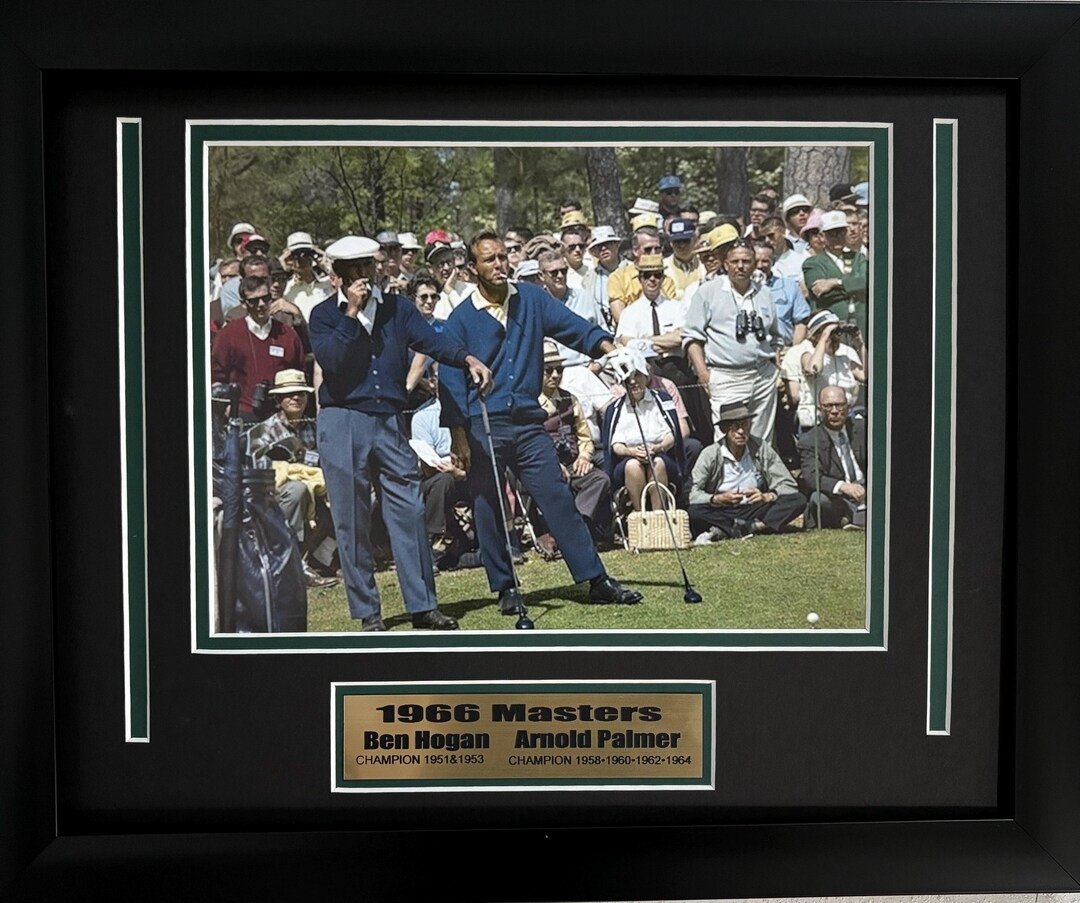 1966 Masters. Ben Hogan and Arnold Palmer. 8x10 Photo Framed - Etsy