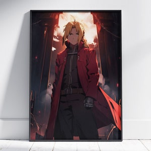 ユニークなアニメポスタープリント - TVシリーズアート、モダンな壁装飾、彼へのマンガギフト、彼女へのギフト、独占デザイン、アニメルームアート