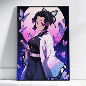 ユニークなアニメポスタープリント - TVシリーズアート、モダンな壁装飾、彼へのマンガギフト、彼女へのギフト、独占デザイン、アニメルームアート
