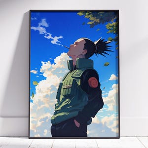 Stampa di poster anime unica - Arte di serie TV, decorazione da parete moderna, regalo manga per lui, regalo per lei, design esclusivo, arte anime per la stanza