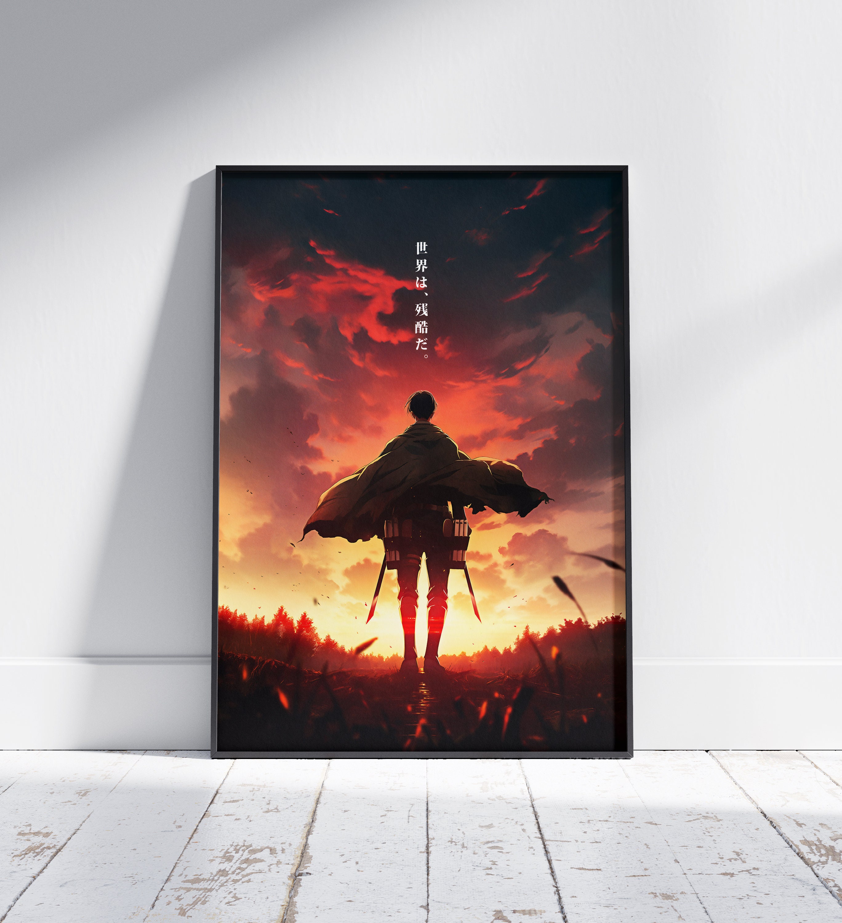  12 x 16 Shingeki no Kyojin Attack on Titan Anime Poster:  Posters & Prints