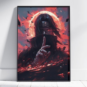 Póster de anime único: arte de series de televisión, decoración de pared moderna, regalo de manga para él, regalo para ella, diseño exclusivo, arte de anime para habitación.