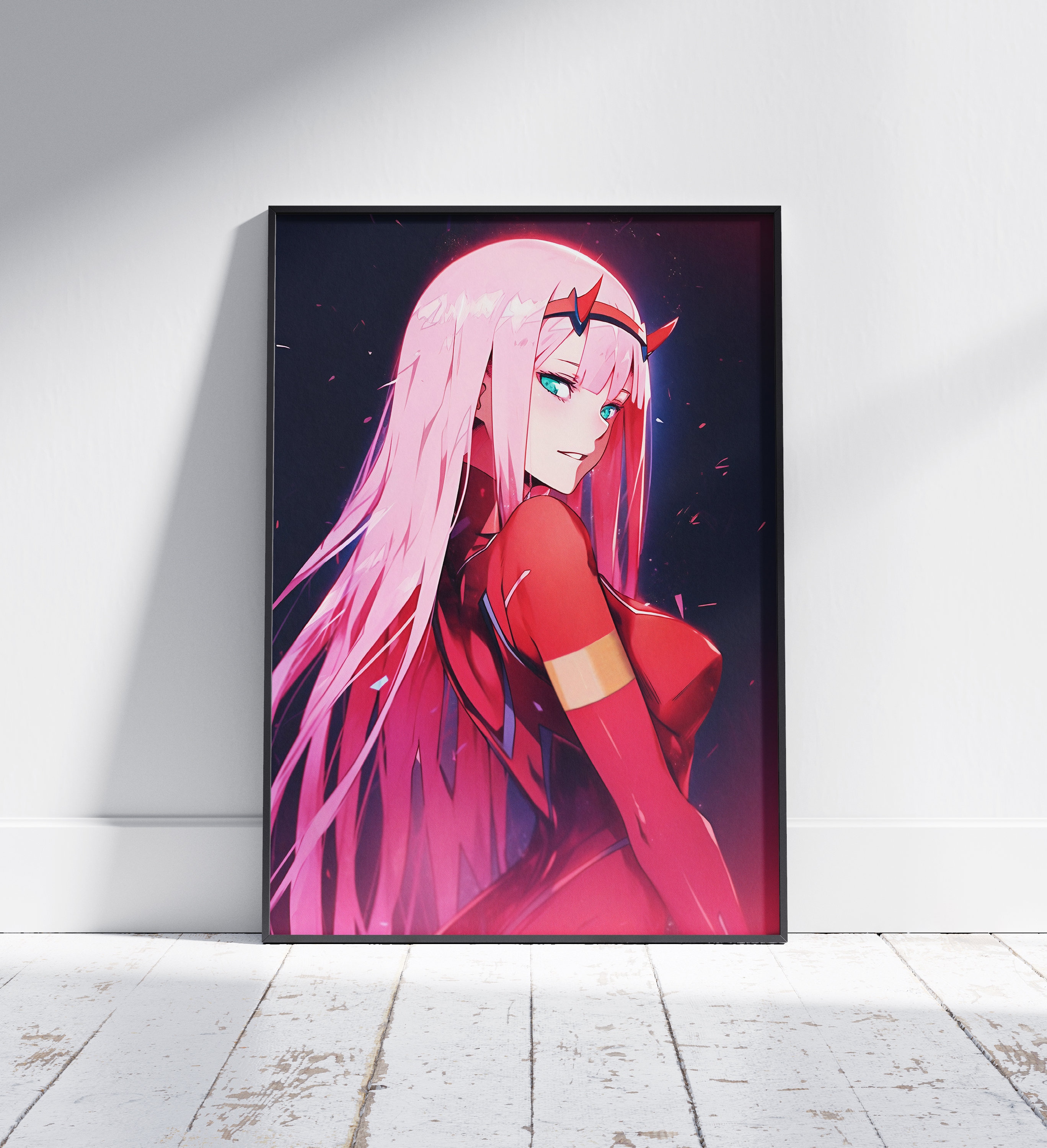 Anime DARLING in the FRANXX 02 Zero Two Poster Wall HD Scroll Poster 8x12