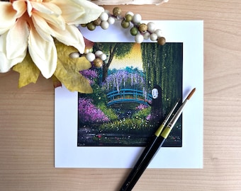 Spirited Away Art Print 6x6 inch Thick Matte Paper