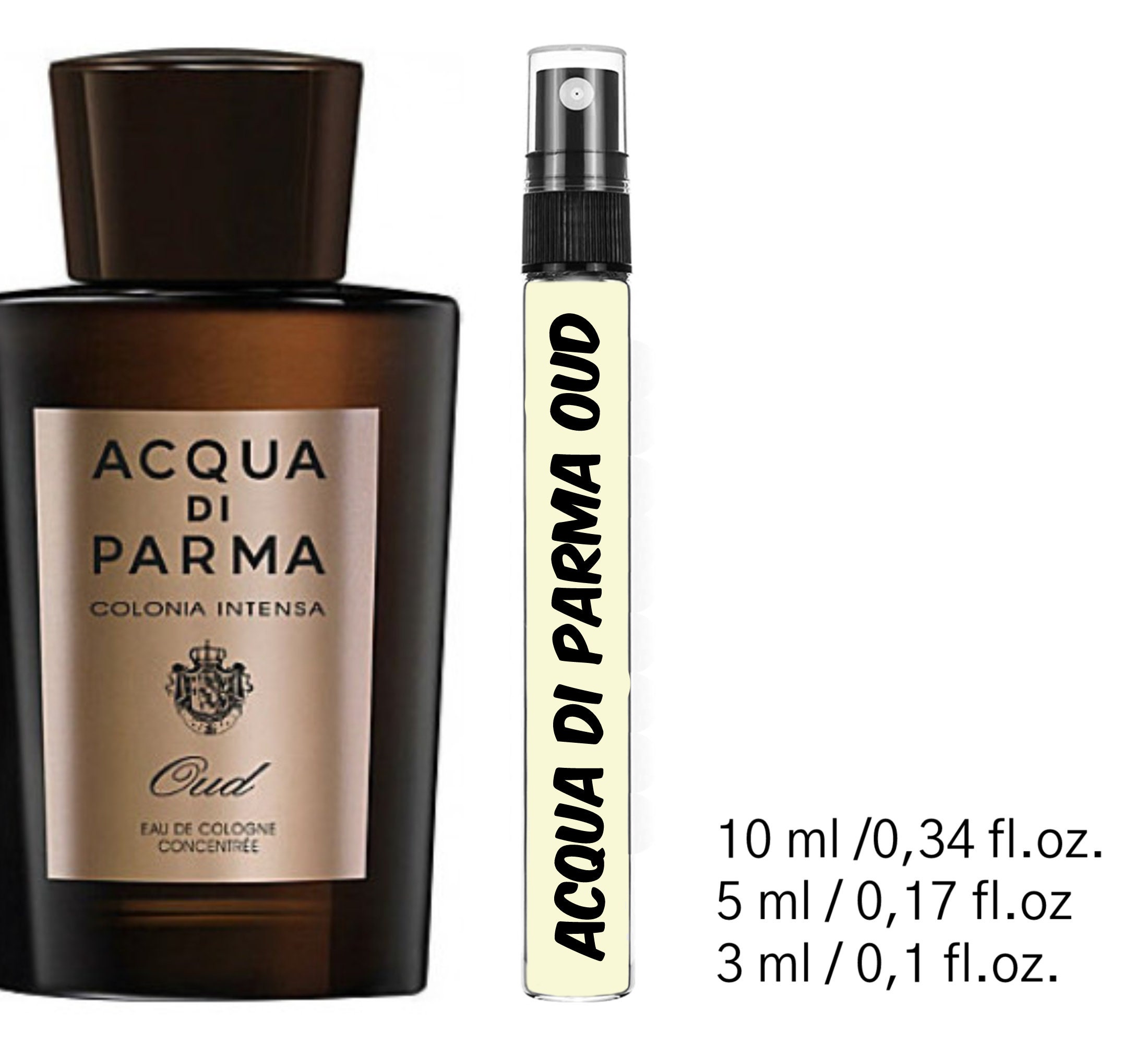 Prik helemaal rijk Acqua Di Parma Oud EDP Samples 3ml 5ml 10ml Glass Spray - Etsy