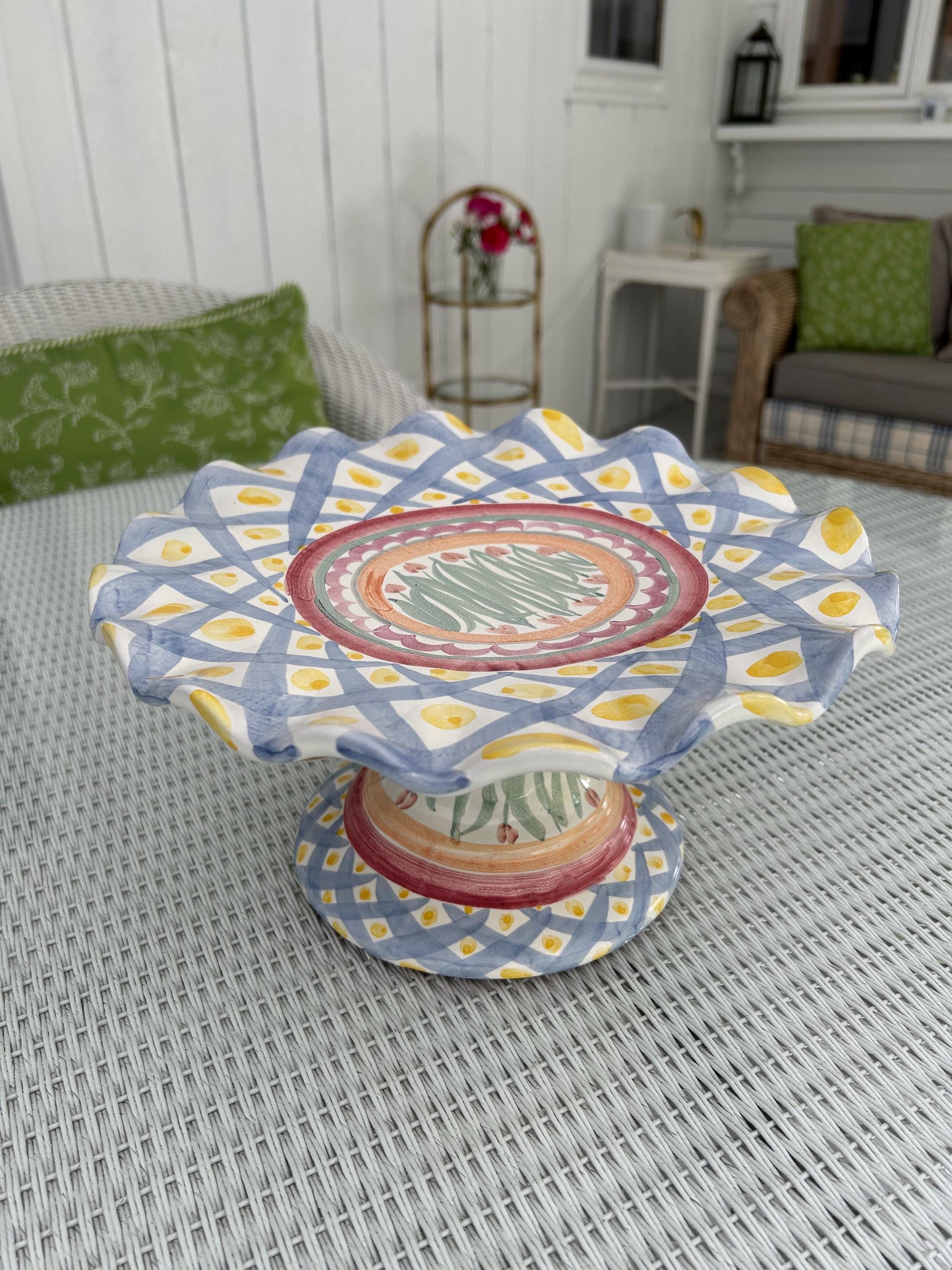 Mackenzie Childs Plate