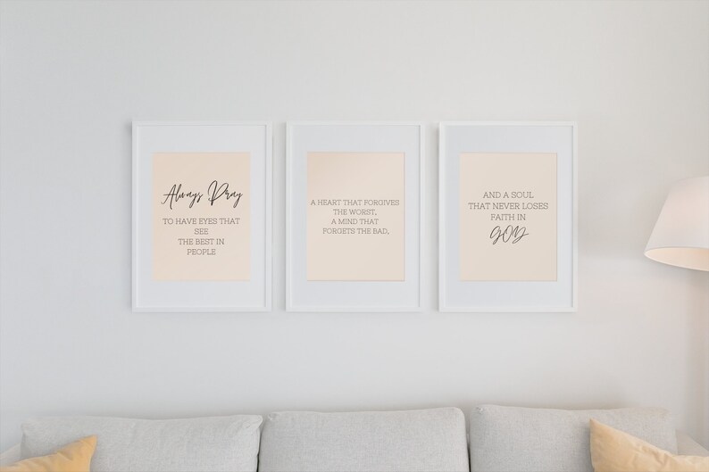 Faith Wall Art Christian Wall Art Christian Wall Decor Etsy