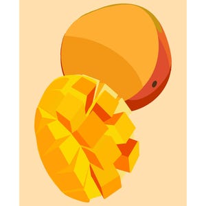 Mango Fruit Market Digital Print / Printable Poster