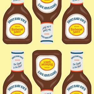 Sweet Baby Rays Barbecue BBQ Sauce Condiment Digital Print / Printable Poster