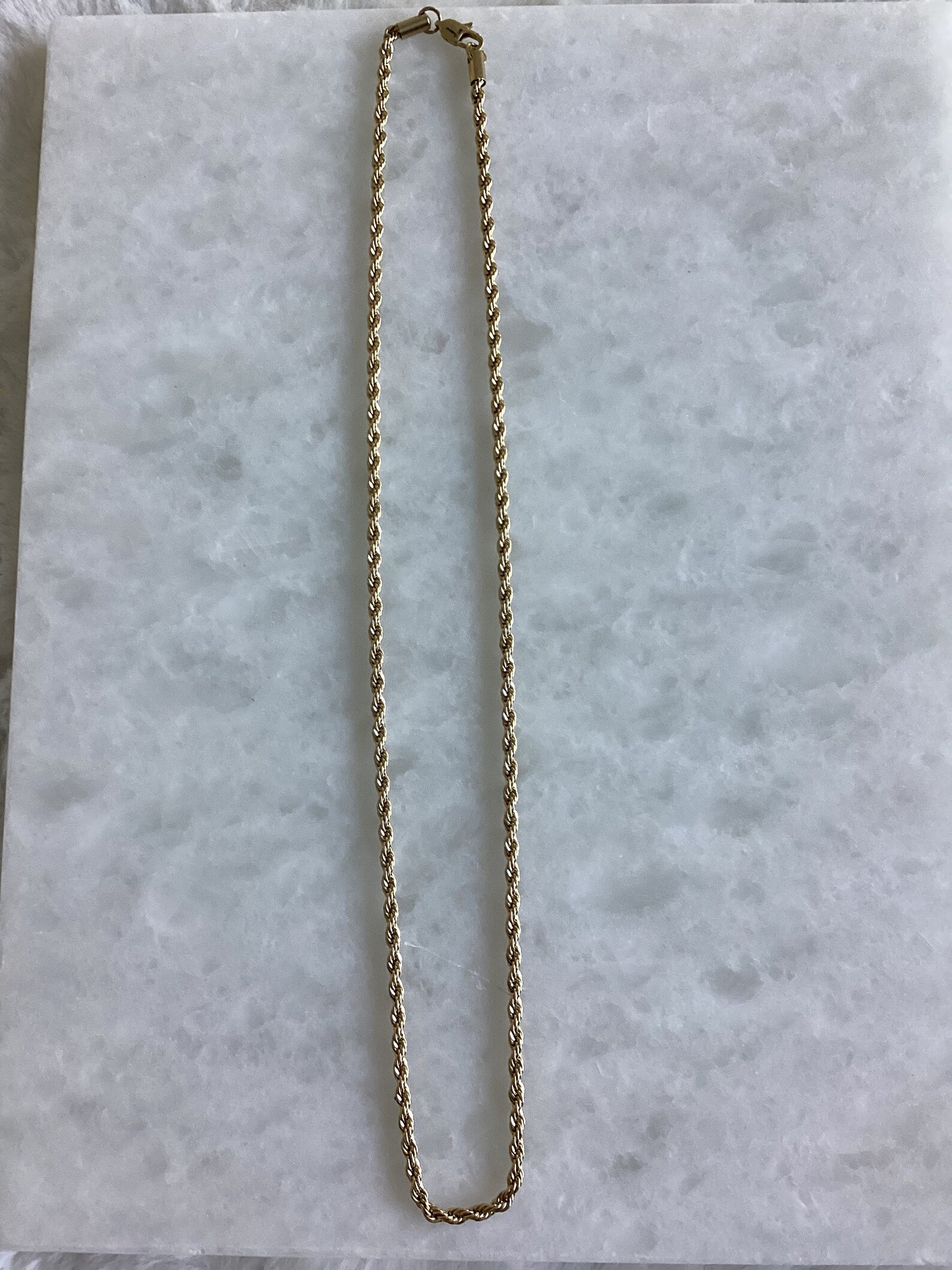 Gold Rope Chain - Etsy