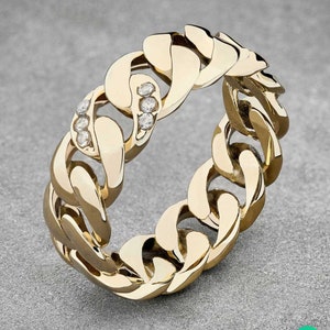 Herrenring Gold Zirkonia
