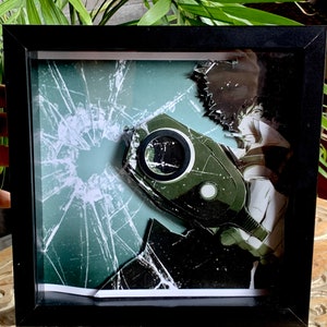 Shadowbox di carta 3D di Cowboy Bebop Spike Spiegel