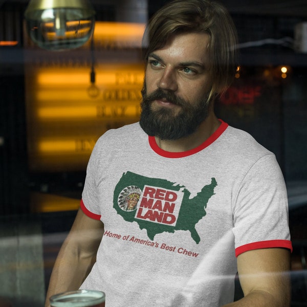 Red Man Home of America's Best Chew Ringer Tee