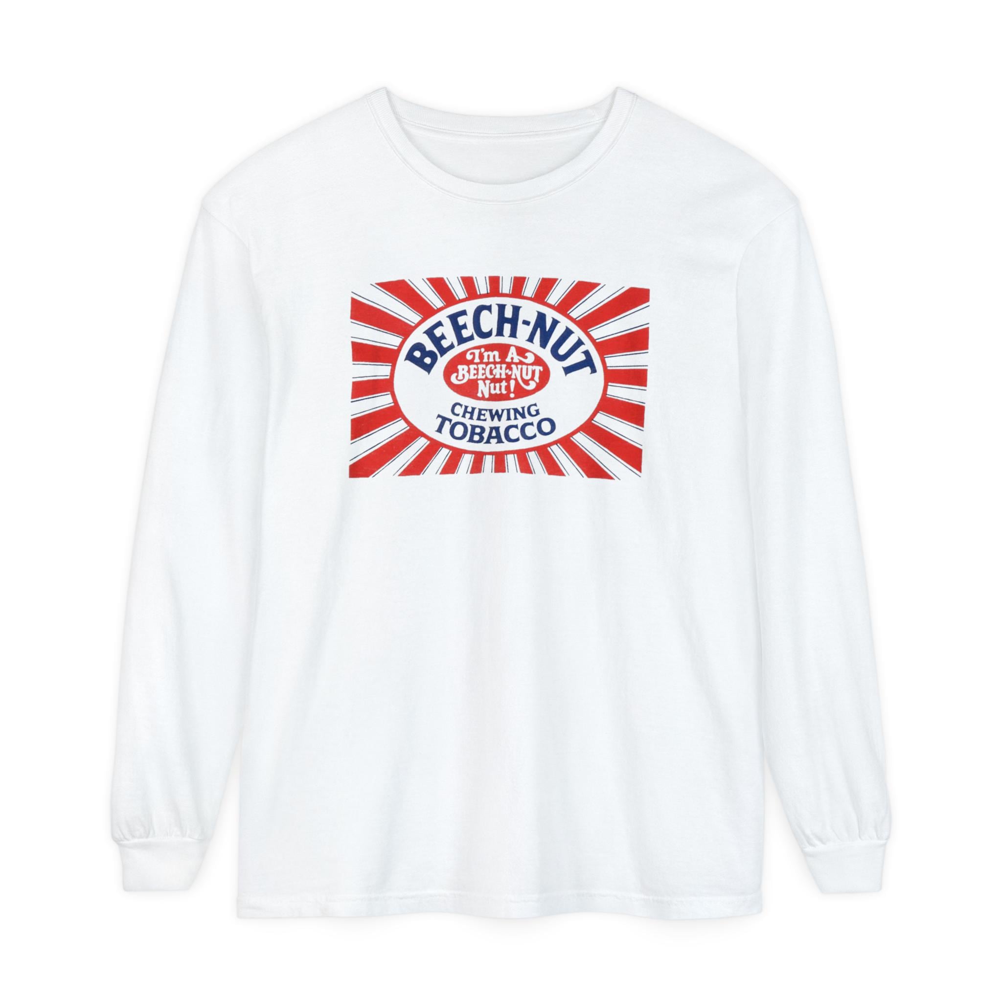 chewing tobacco shirts Beech-Nut Chewing Tobacco Simple Long Sleeve Tee