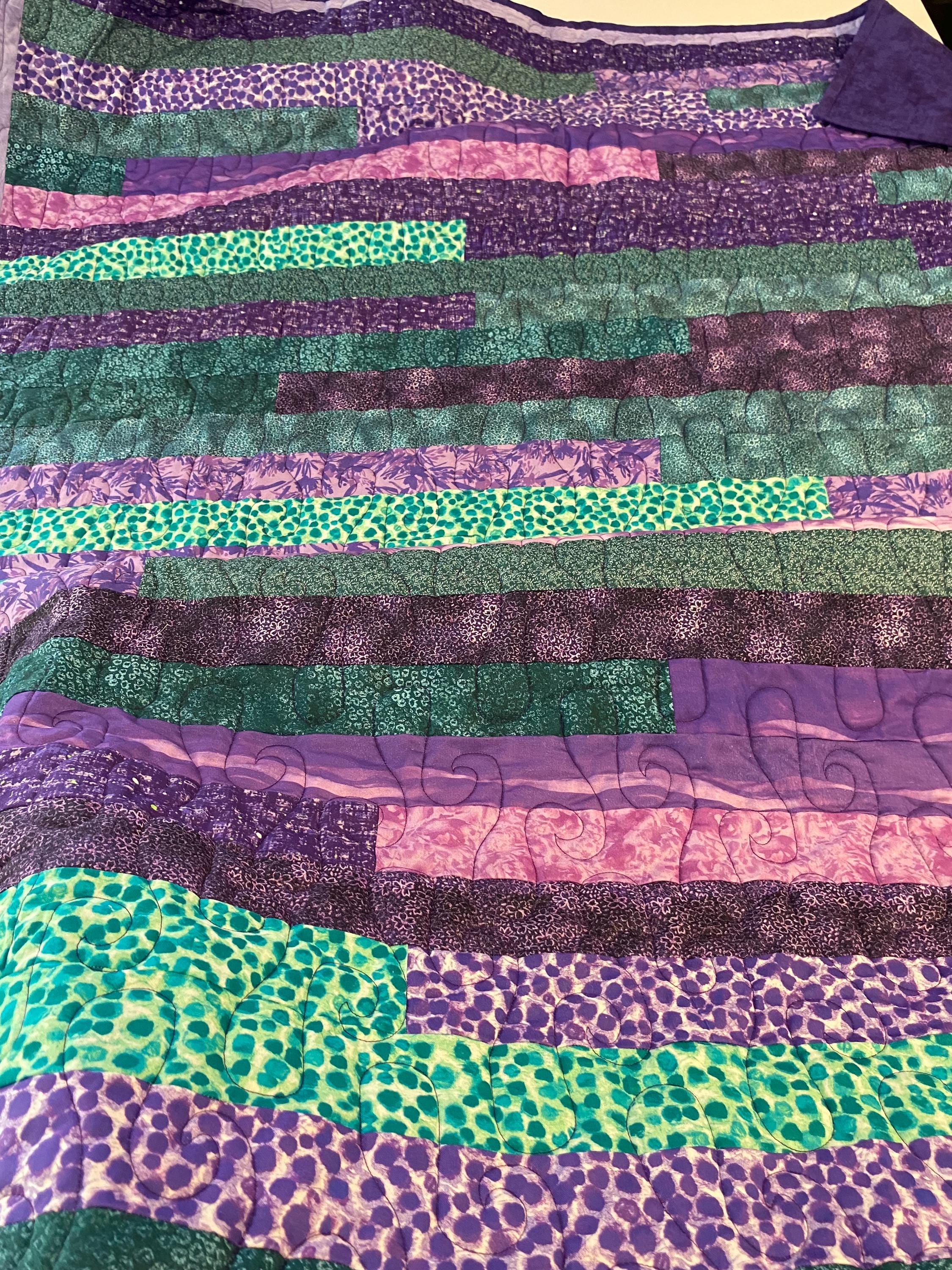 Quilted Embossed Purple Jelly main image 1