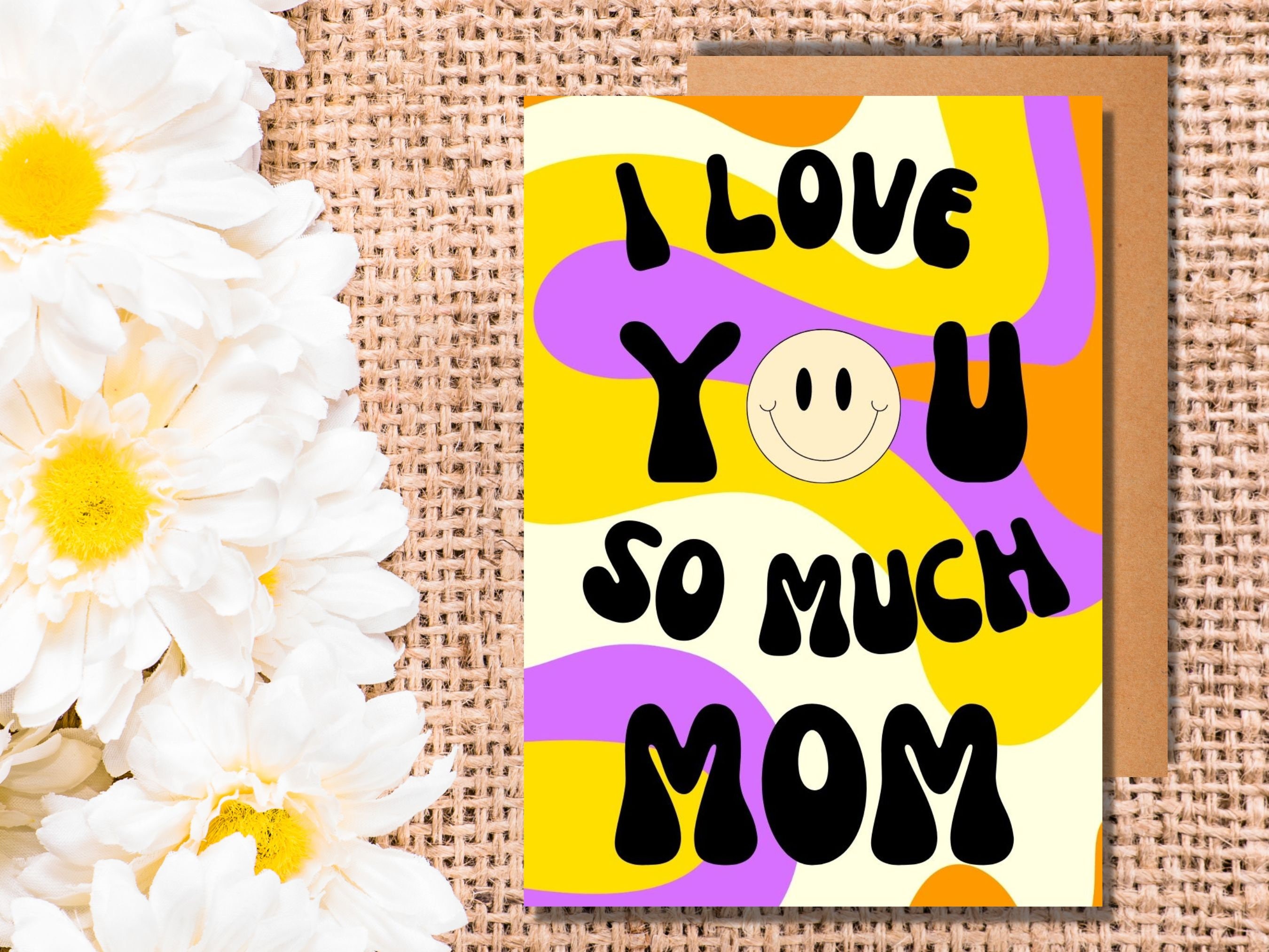Handmade Love Gifts for Mom, Unique Gifts, Mothers Day Gift, Birthday Gifts  for Mom, Digital Download, Printable Blank Cards, Personalizable